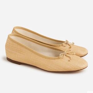 J. Crew Zoe Woven Ballet Flats
